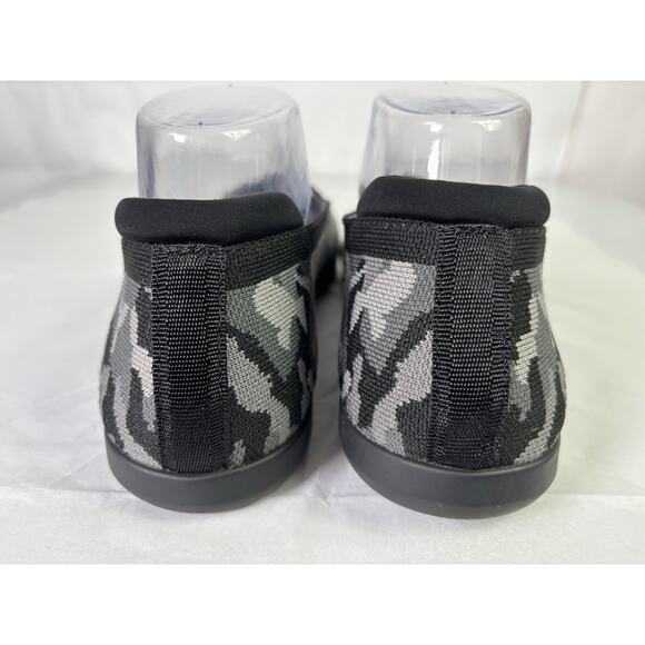 Clarks Cloudsteppers Carly Wish Womens 11 W Black Grey Camo Flats Slip On Ballet - Picture 6 of 10